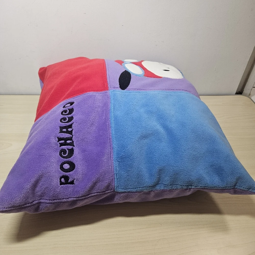 Vintage Pochacco Sanrio Large Multicolor Decorative Pillow Y2K